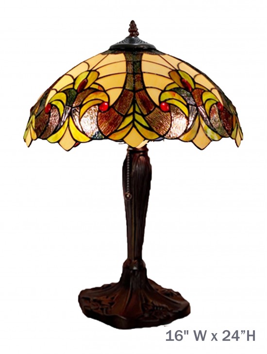 FLoral Tiffany Table Lamp